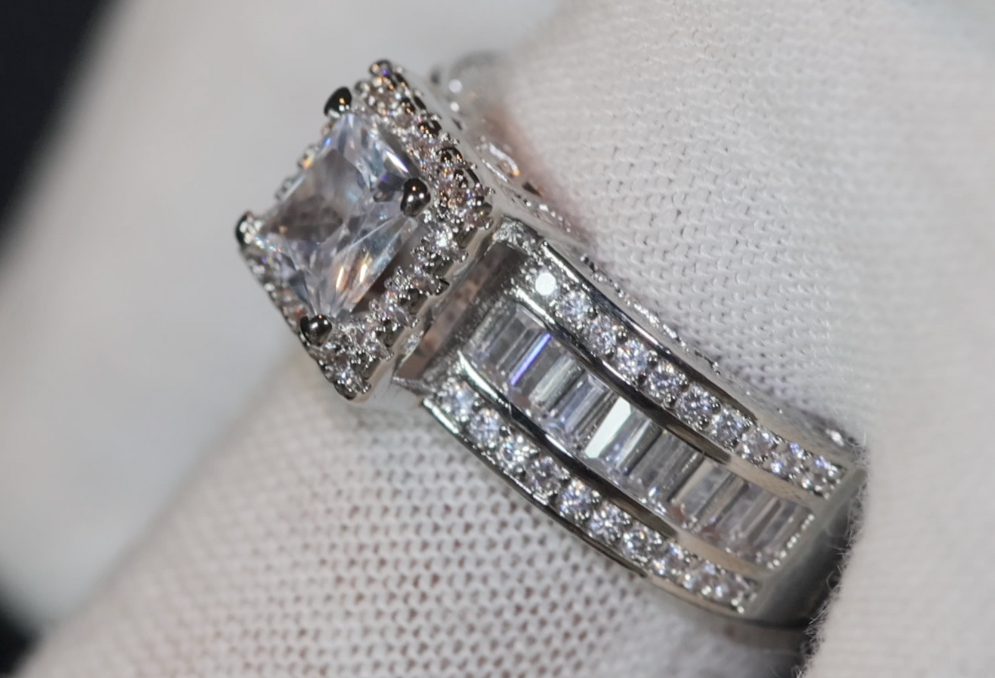 Engagement Ring | Baguette Engagement Ring | Promise Ring