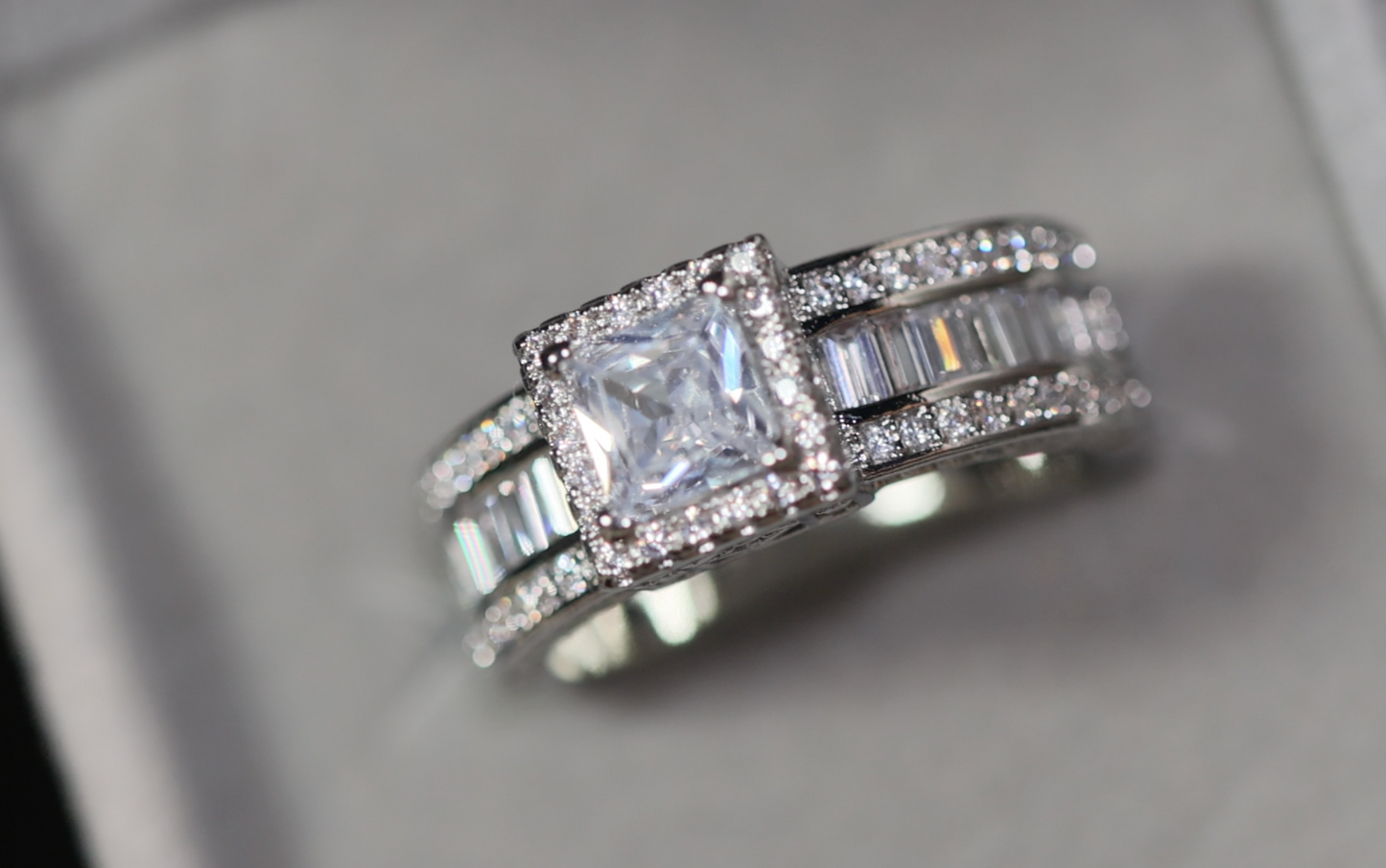 Engagement Ring | Baguette Engagement Ring | Promise Ring