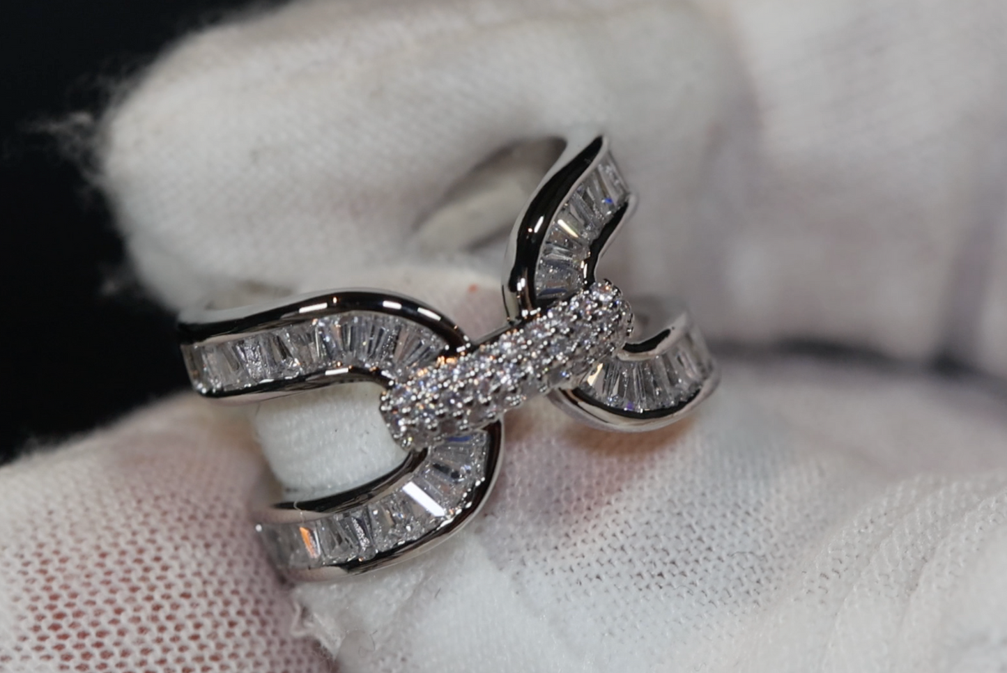 Baguette Diamond Ring | Womens Engagement Ring | Mens Iced Out Rings