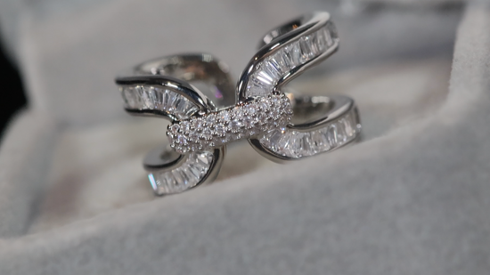 Baguette Diamond Ring | Womens Engagement Ring | Mens Iced Out Rings