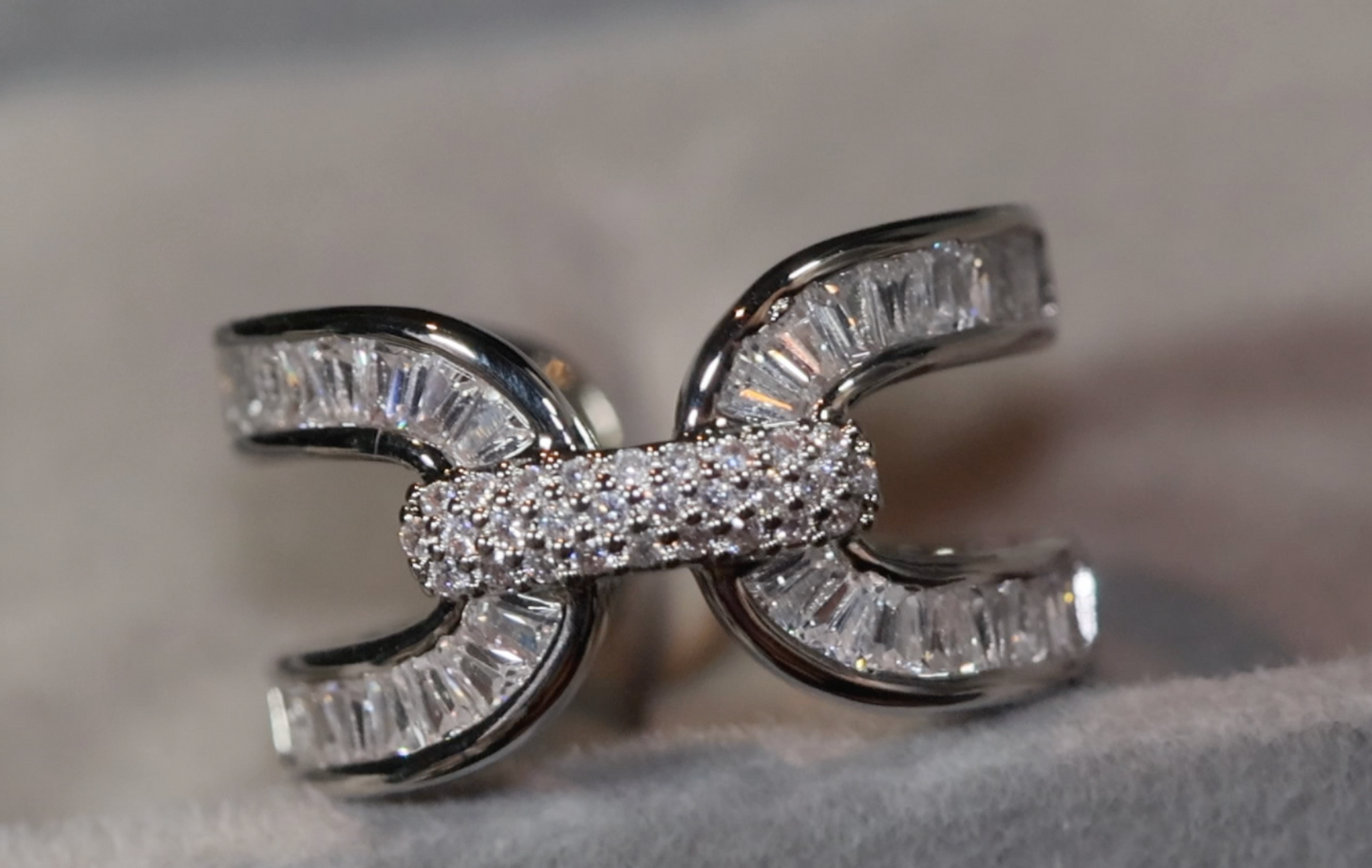 Baguette Diamond Ring | Womens Engagement Ring | Mens Iced Out Rings