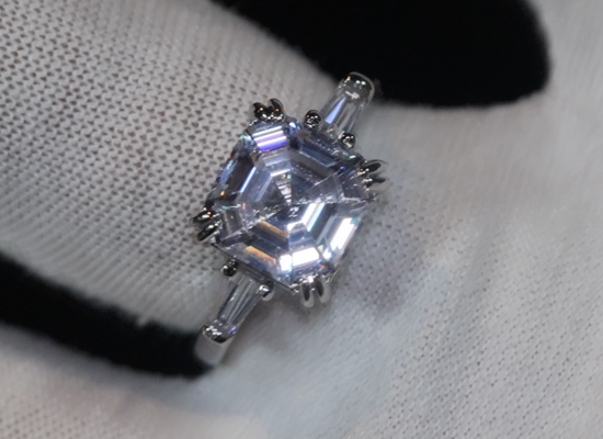 Asscher Diamond Ring