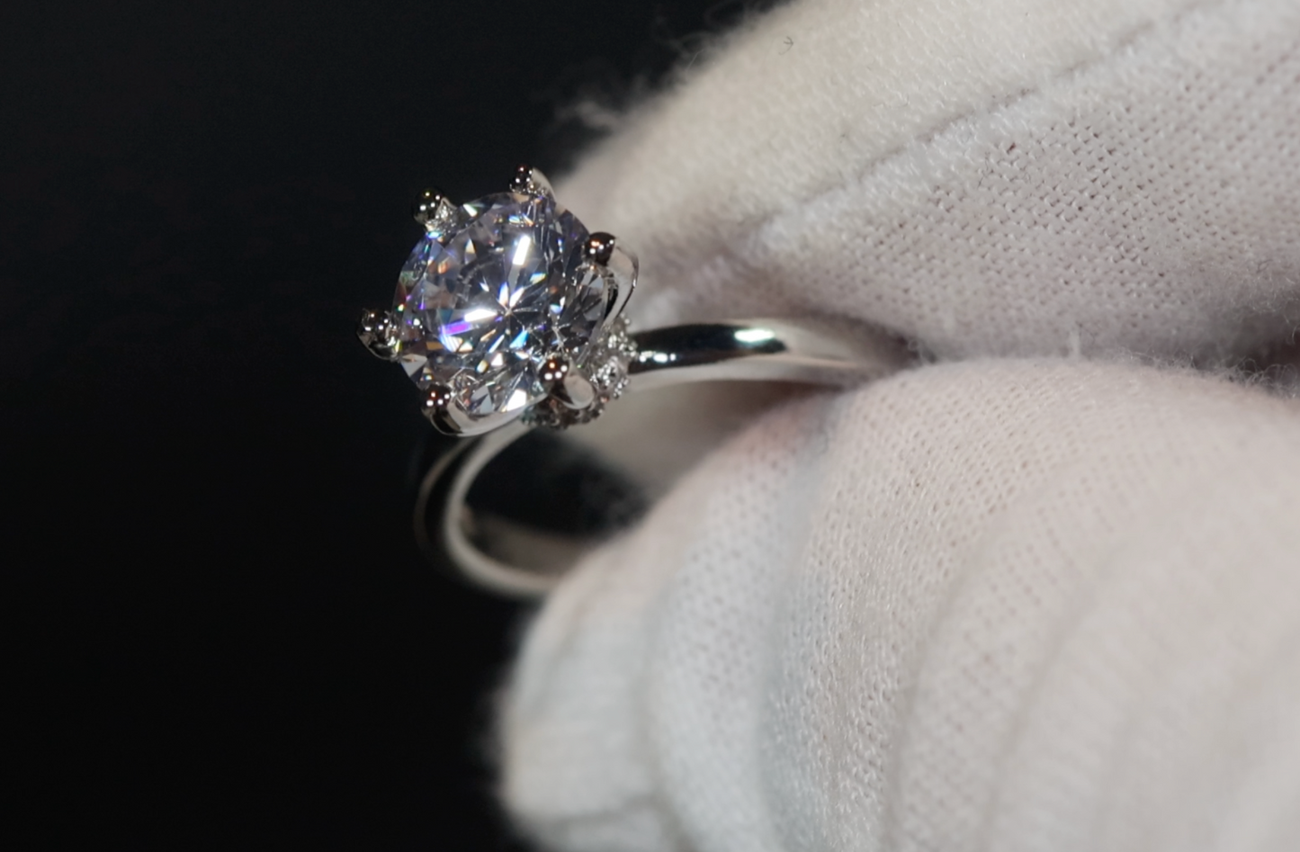 Diamond Engagement Ring | Round Diamond Engagement Ring | Wedding Engagement Ring