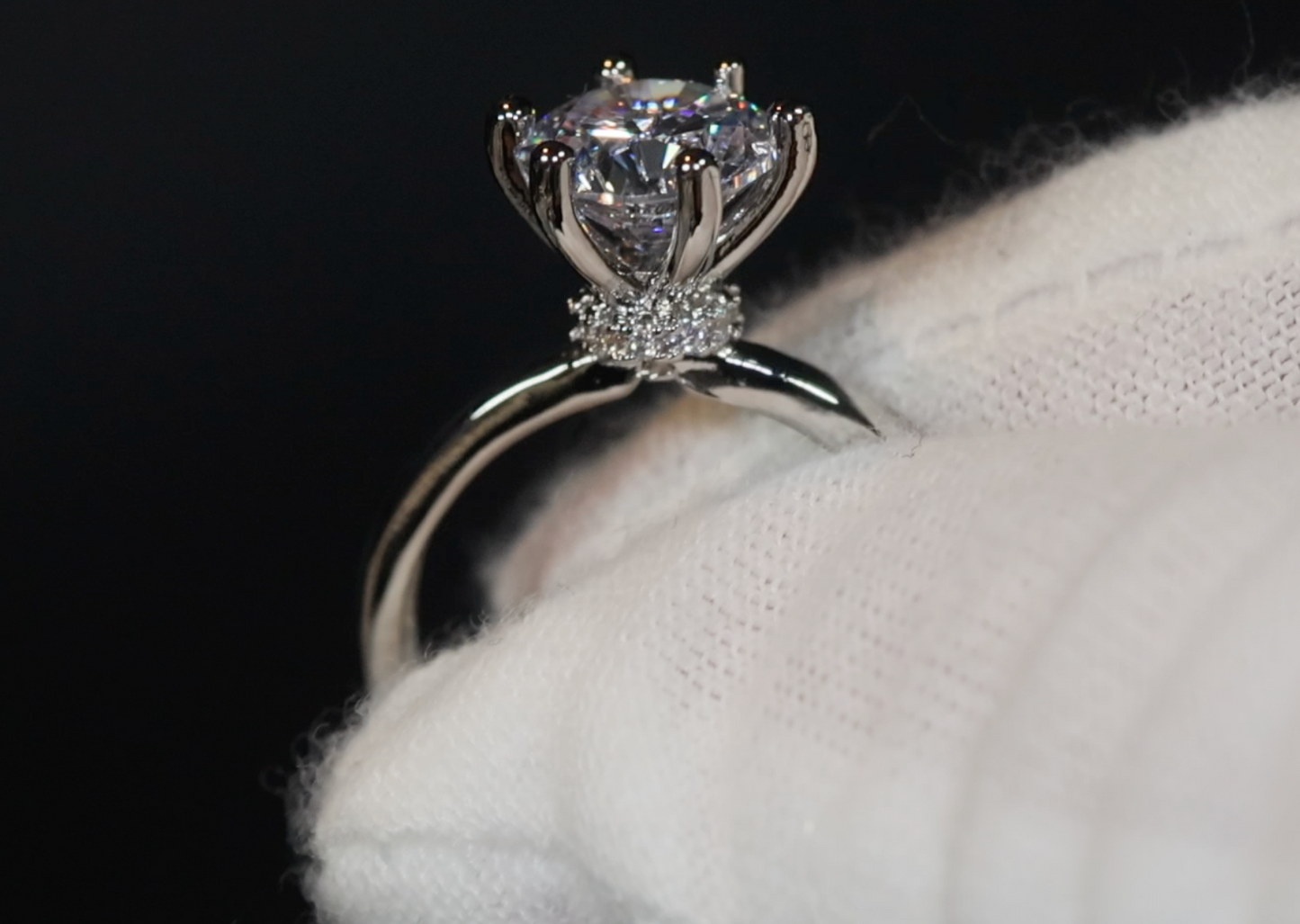 Diamond Engagement Ring | Round Diamond Engagement Ring | Wedding Engagement Ring