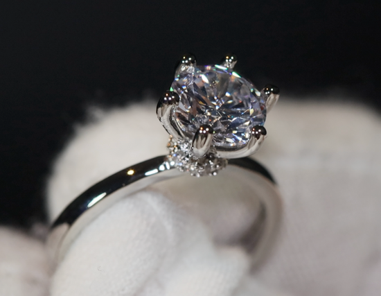 Diamond Engagement Ring | Round Diamond Engagement Ring | Wedding Engagement Ring