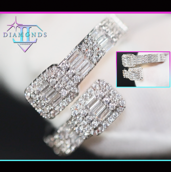 Baguette diamond eternity ring