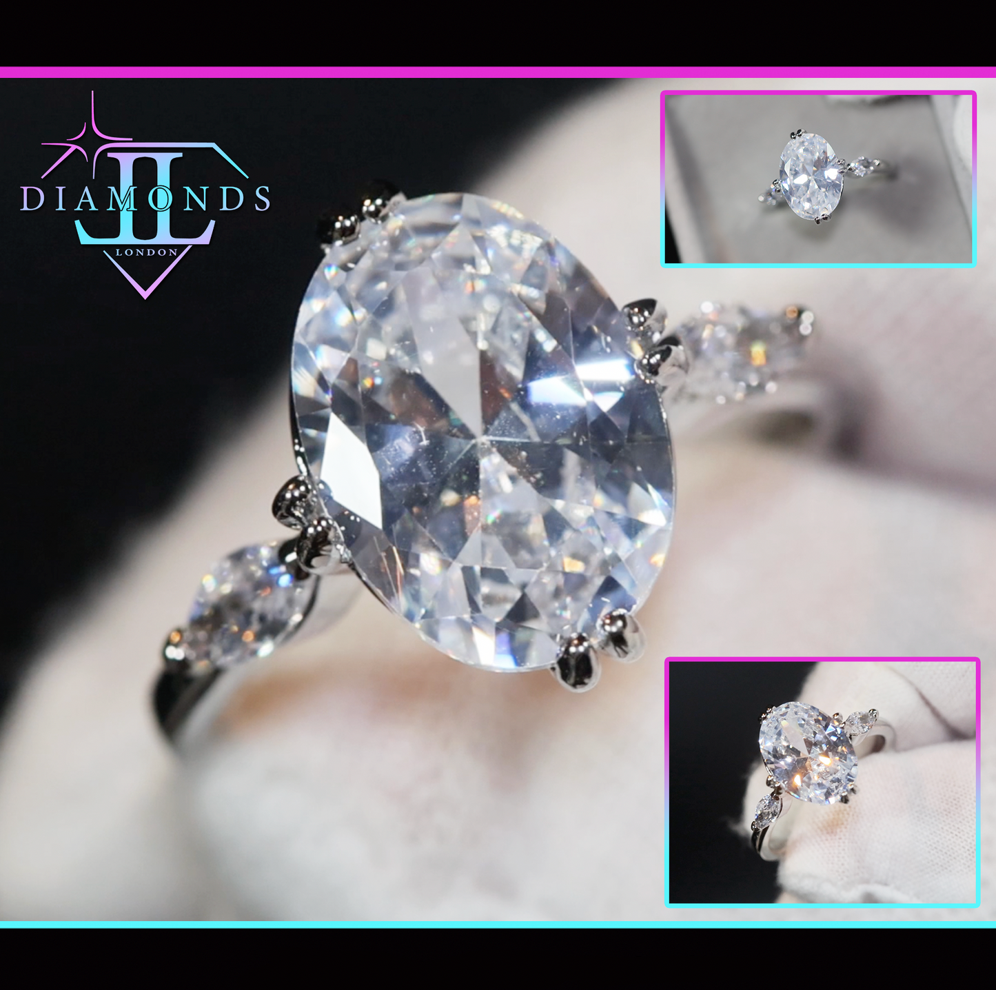 Oval Diamond Ring | Oval Engagement Ring