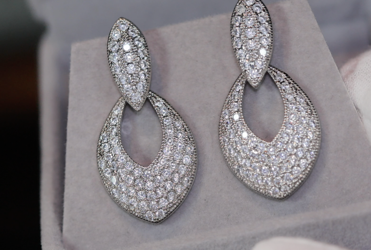 Diamond Hoop Earrings | Hoop Earrings | Womens Diamond Earrings | Hoop Earrings with Diamonds | Womens Earrings | Dangle Earrings