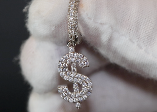 Diamond Hoop Earrings | Hoop Earrings | Hip Hop Hoop Earrings | Iced Out Earring