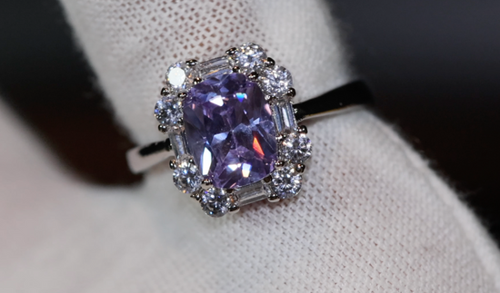 Purple Diamond Ring | Purple Diamond Engagement Ring