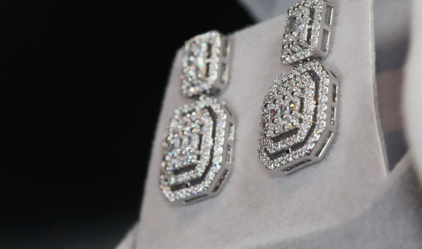 Wedding Diamond Earrings | Womens Classy Diamond Earrings