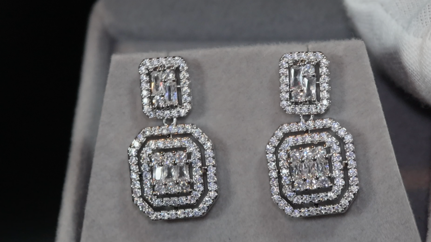 Wedding Diamond Earrings | Womens Classy Diamond Earrings