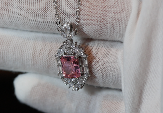 Pink Diamond Necklace | Pink Diamond Pendant