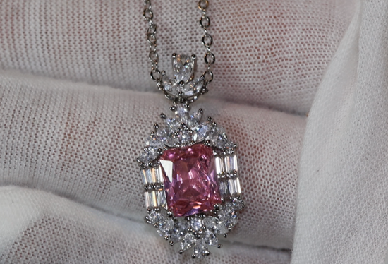 Pink Diamond Necklace | Pink Diamond Pendant