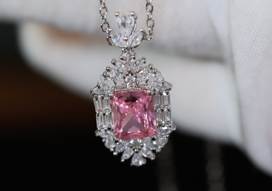 Pink Diamond Necklace | Pink Diamond Pendant