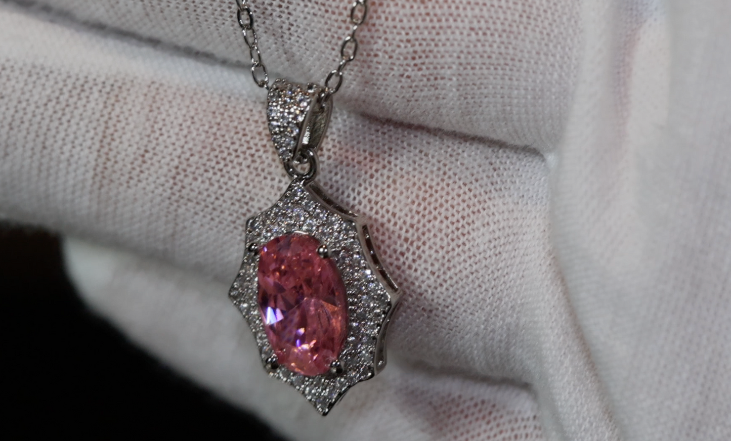 Pink Diamond Necklace | Pink Diamond Pendant