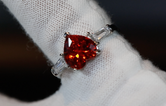 red diamond heart ring