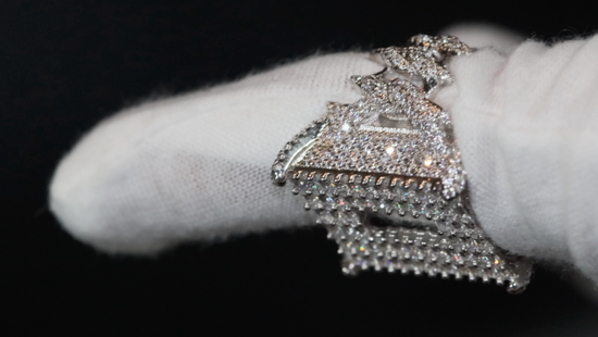 Big Iced Out Ring | Mens Iced Out Rings | Iced Out Ring | Hip Hop Jewelry