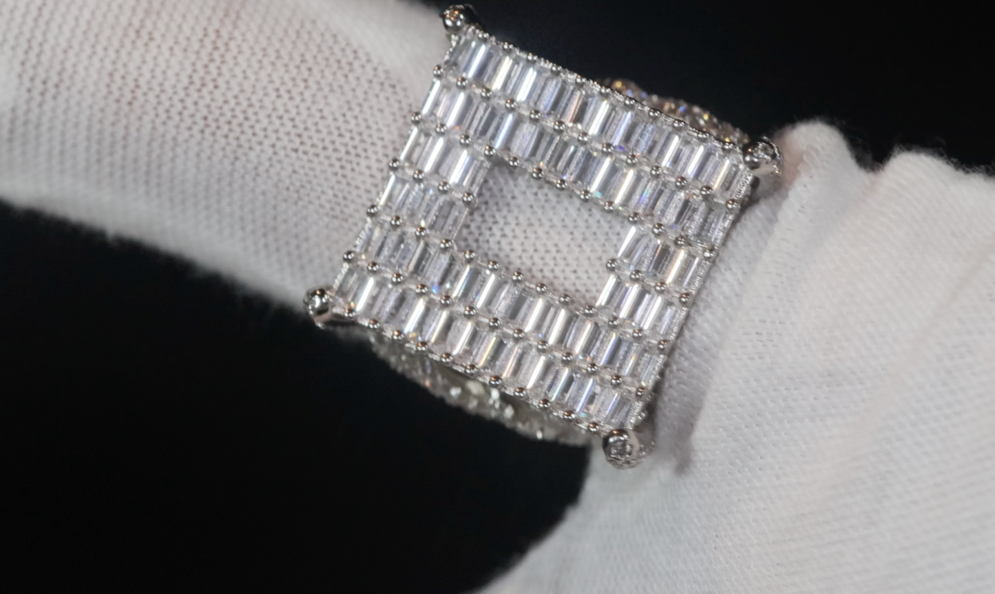 Big Iced Out Ring | Mens Iced Out Rings | Iced Out Ring | Hip Hop Jewelry