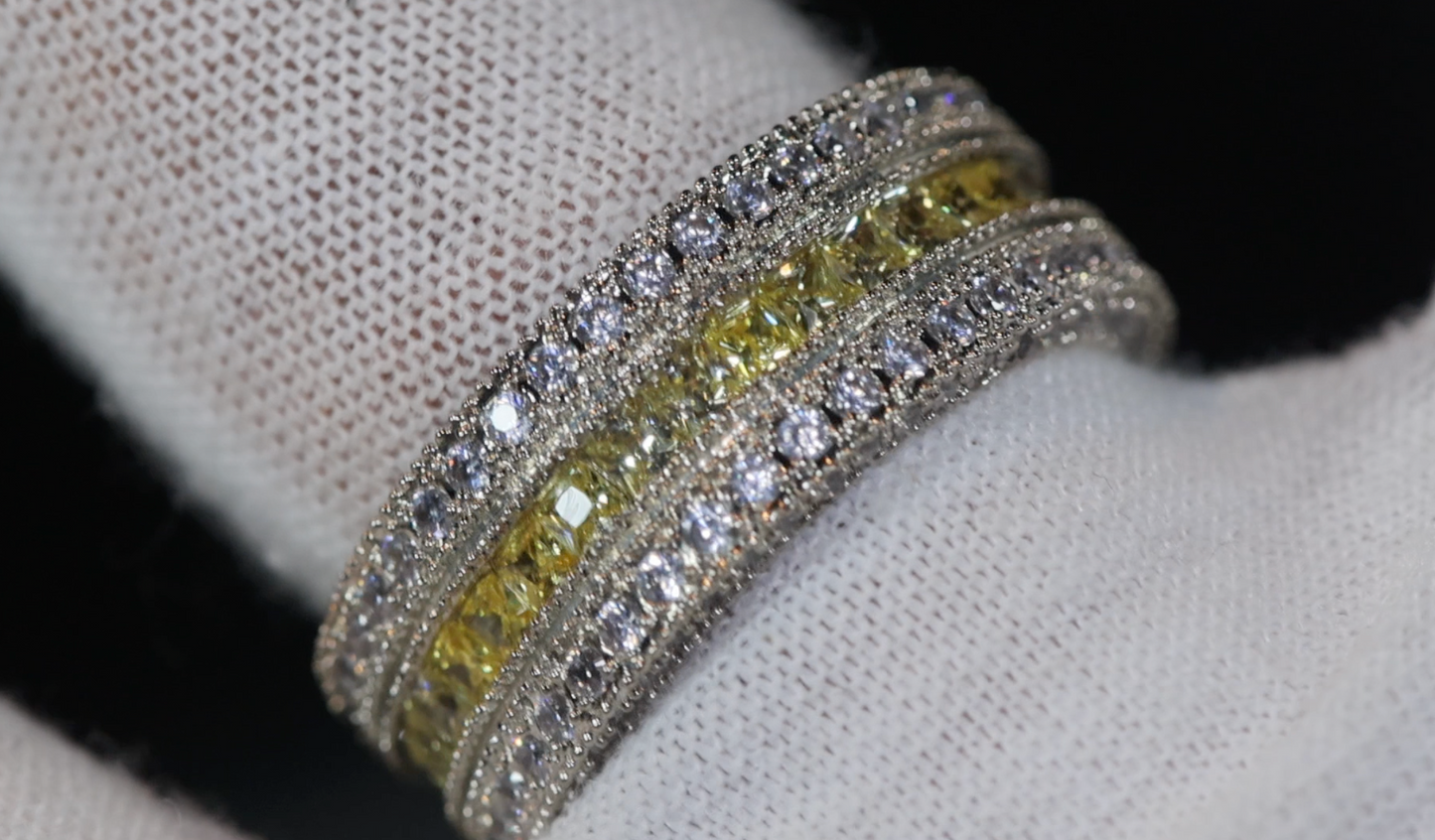 yellow diamond ring