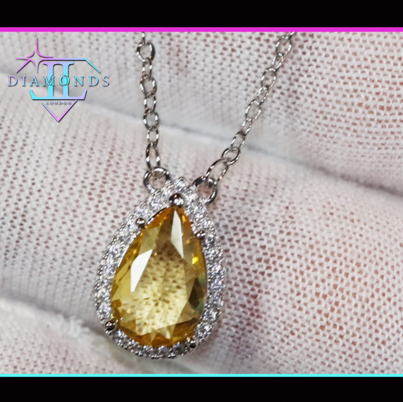 Yellow Diamond Pendant 