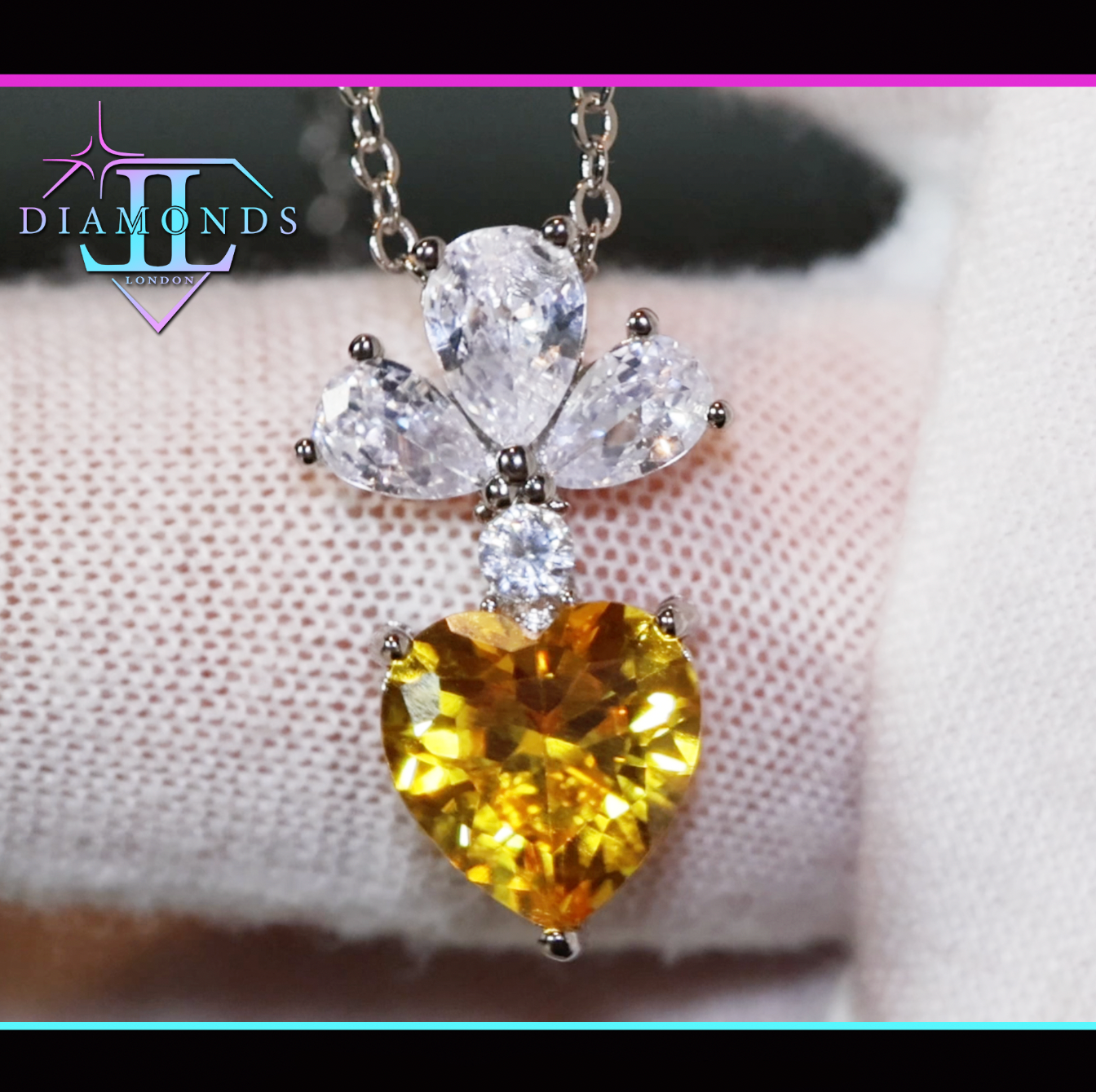 Diamond Heart Pendant 