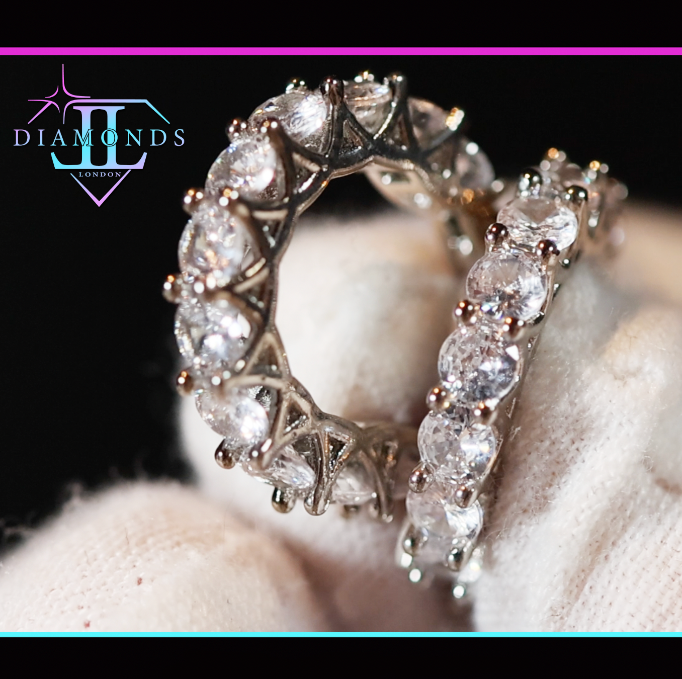 Diamond Hoop Earrings | Hoop Earrings