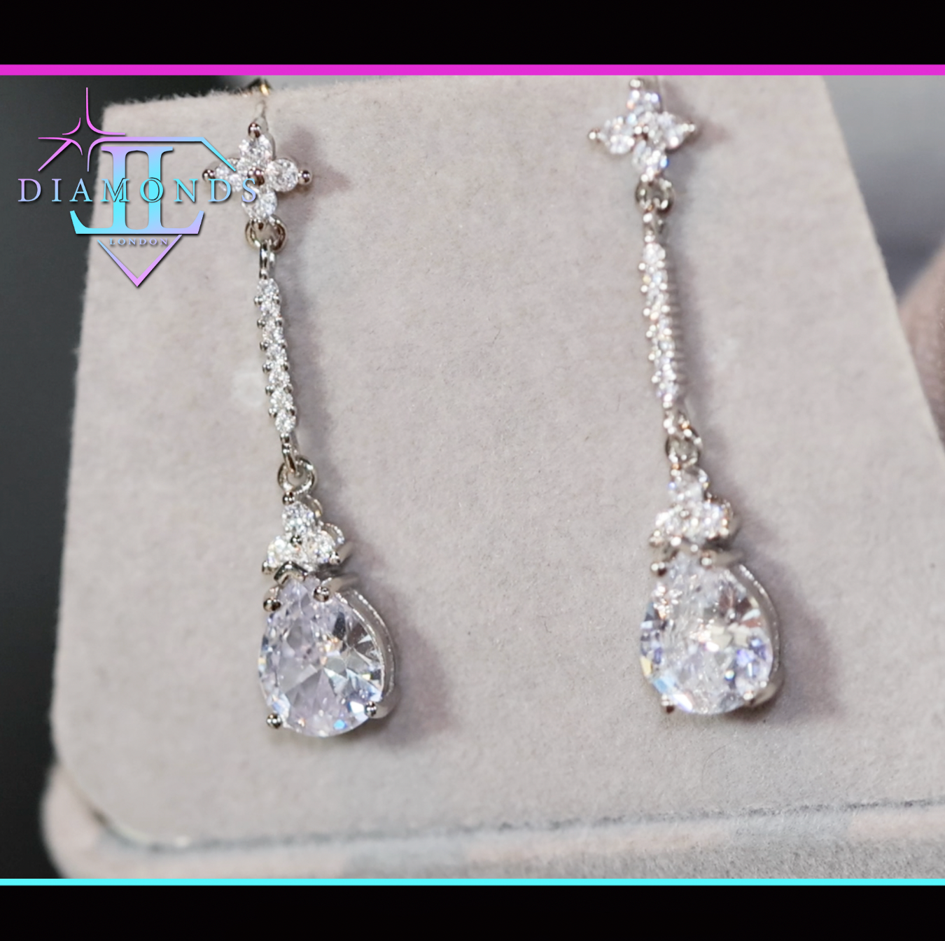 womens classy diamond earrings