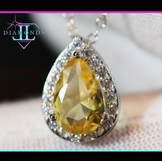 Yellow Diamond Necklace