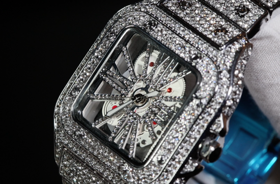 Iced Out watches | Iced Out Watch | Diamond Hip Hop Watches | Iced Skeleton Watch