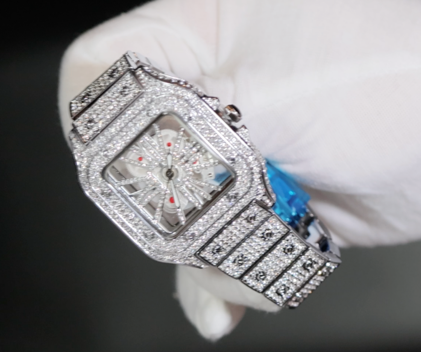 Iced Out watches | Iced Out Watch | Diamond Hip Hop Watches | Iced Skeleton Watch