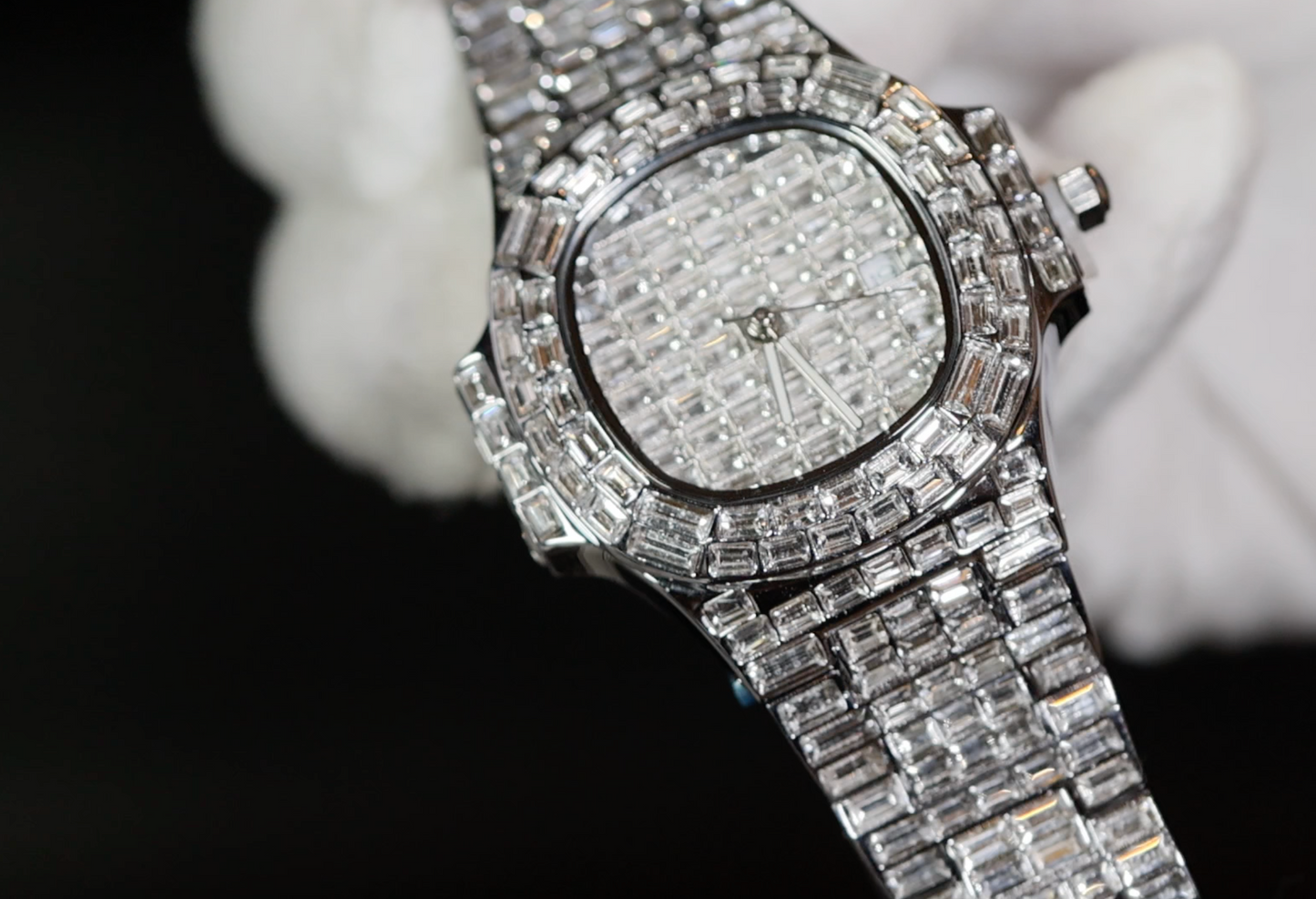 Iced Out Watch | Iced Watch | Mens Iced Out Watch | Hip Hop Watch