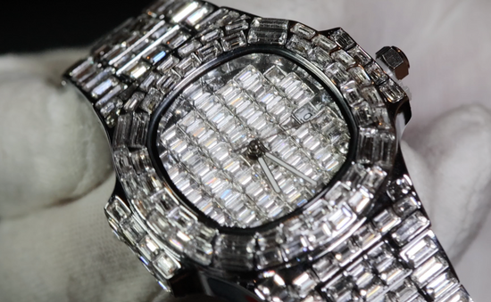 Iced Out Watch | Iced Watch | Mens Iced Out Watch | Hip Hop Watch