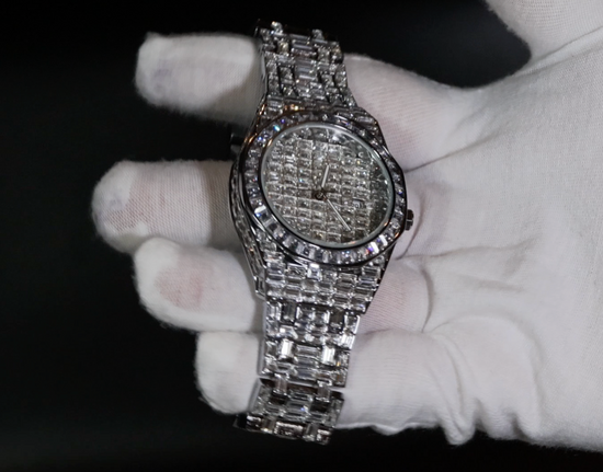 Iced Out Watch | Iced Watch | Mens Iced Out Watch | Hip Hop Watch