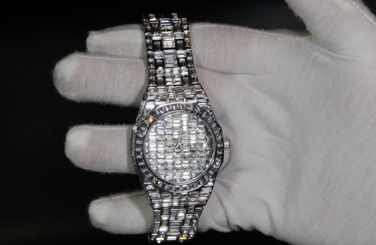 Iced Out Watch | Iced Watch | Mens Iced Out Watch | Hip Hop Watch