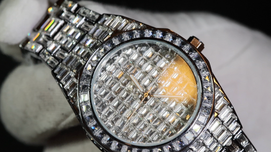 Iced Out Watch | Iced Watch | Mens Iced Out Watch | Hip Hop Watch