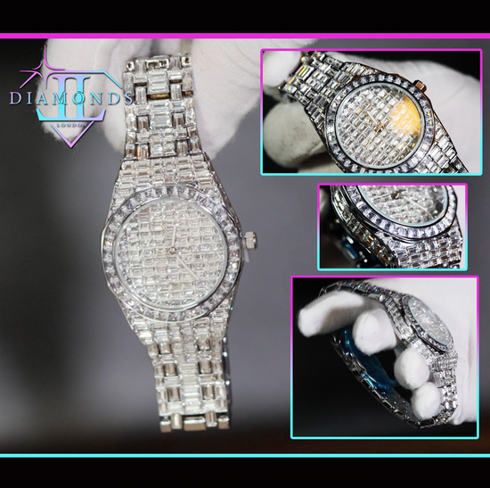 Iced Out Watch | Iced Watch | Mens Iced Out Watch | Hip Hop Watch