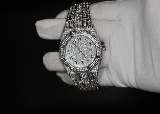 Iced Out Watch | Iced Watch | Mens Iced Out Watch | Hip Hop Watch