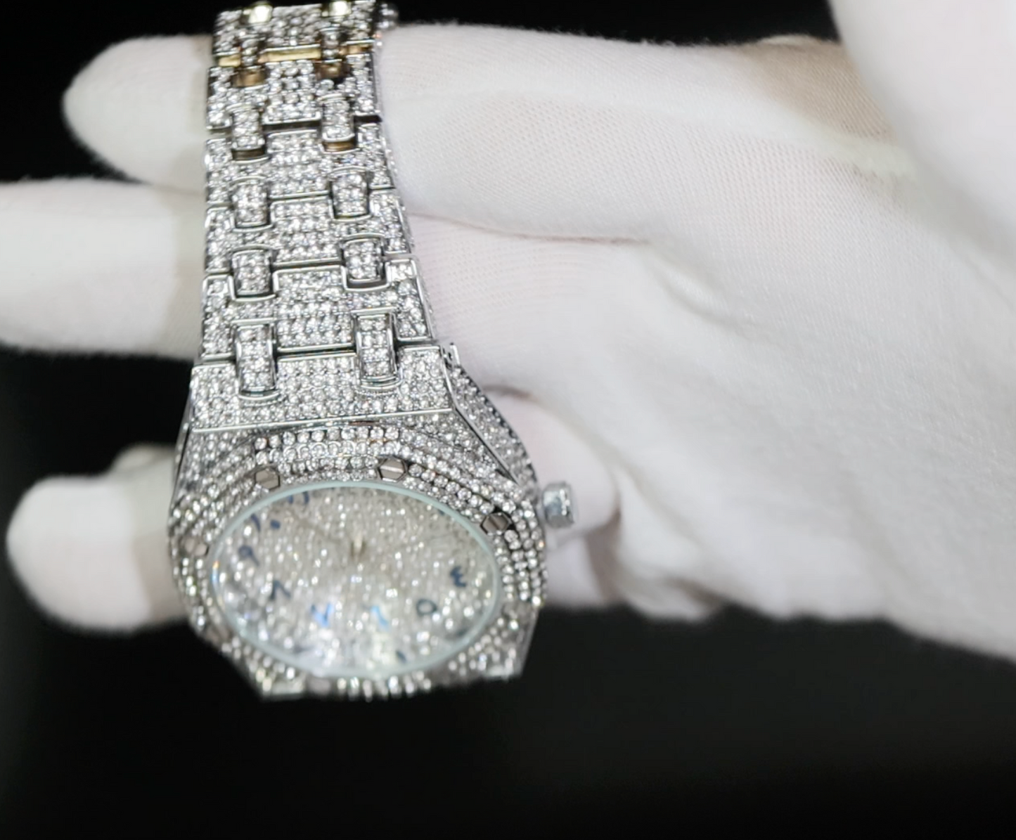 Iced Out Watch | Iced Watch | Mens Iced Out Watch | Hip Hop Watch