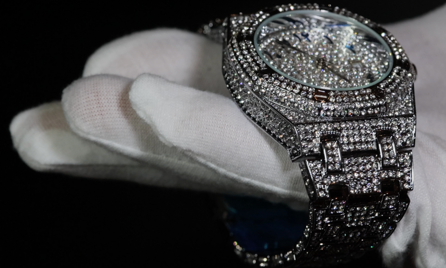 Iced Out Watch | Iced Watch | Mens Iced Out Watch | Hip Hop Watch