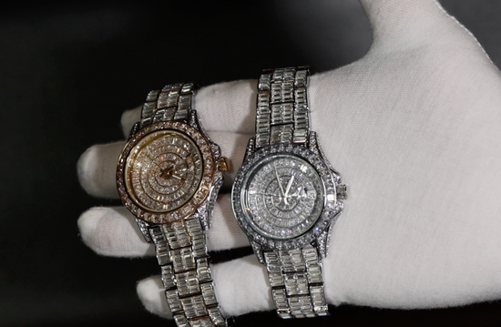 Iced Watch | Mens Iced Out Watch | Hip Hop Watch | Baguette Watch | Diamond Watches