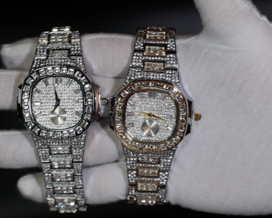 Iced Out Watch | Iced Watch | Mens Iced Out Watch | Hip Hop Watch