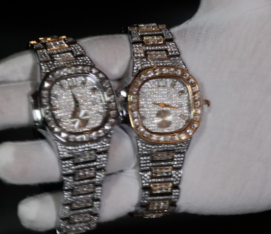 Iced Out Watch | Iced Watch | Mens Iced Out Watch | Hip Hop Watch