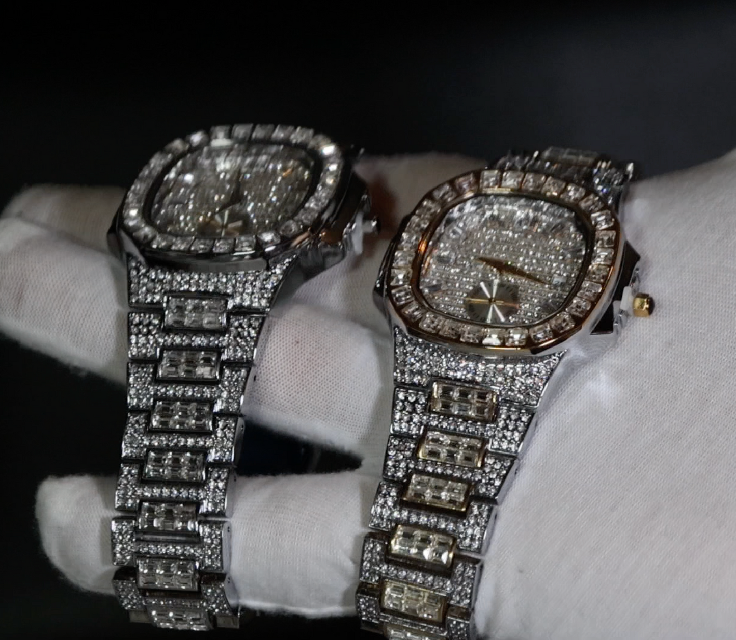 Iced Out Watch | Iced Watch | Mens Iced Out Watch | Hip Hop Watch