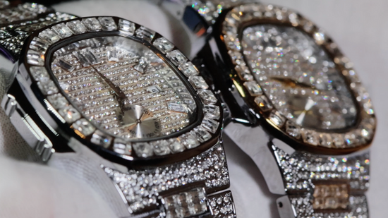 Iced Out Watch | Iced Watch | Mens Iced Out Watch | Hip Hop Watch