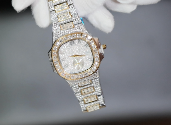 Iced Out Watch | Iced Watch | Mens Iced Out Watch | Hip Hop Watch