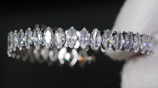 Marquise Diamond Bangle | Womens Bracelet | Diamond Bracelet