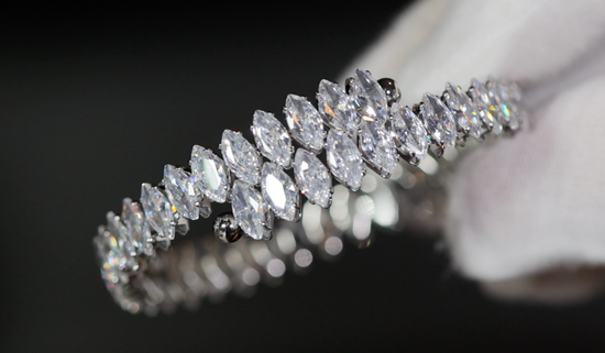 Marquise Diamond Bangle | Womens Bracelet | Diamond Bracelet