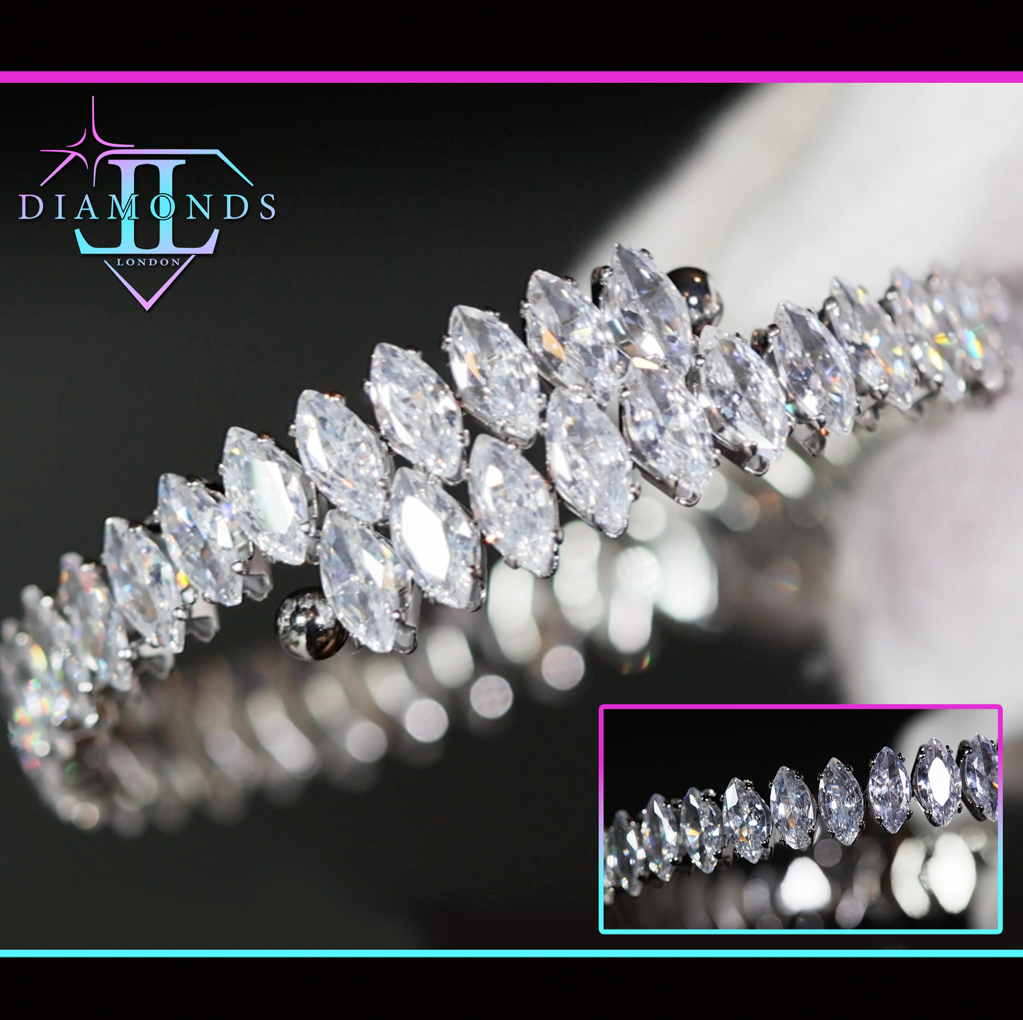 Marquise Diamond Bracelet