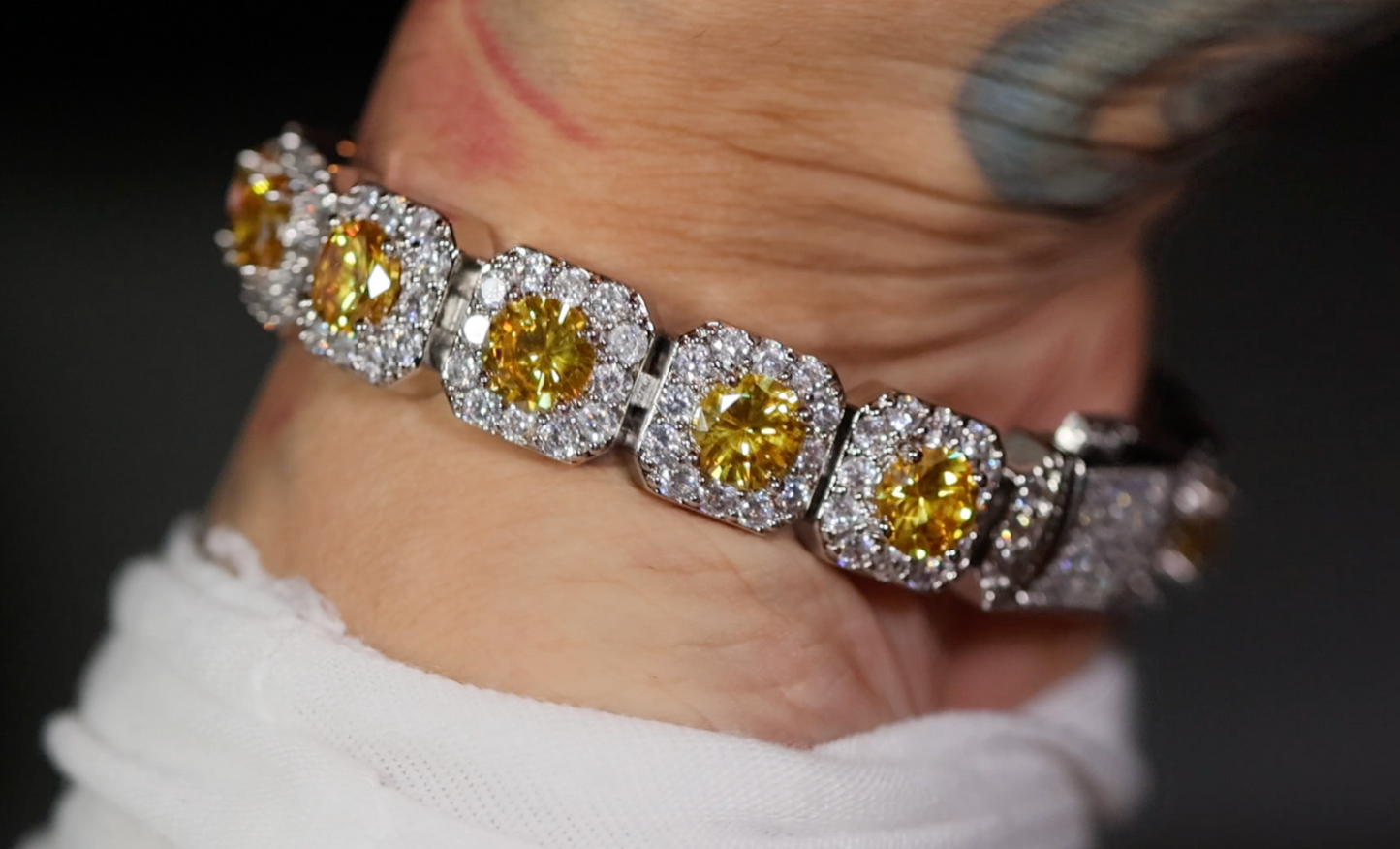 Yellow Diamond Bracelet